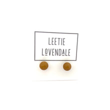 Load image into Gallery viewer, Terracotta Lucite Mini Ball Stud Earrings