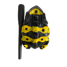 Load image into Gallery viewer, 1.5&quot; Extra Small Yellow Dart Frog Musical Frog Percussion Instrument