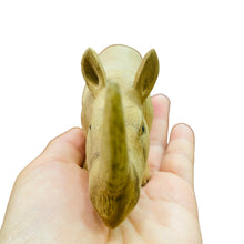 Load image into Gallery viewer, Wooden handcrafted Rhino Figurine Decoration