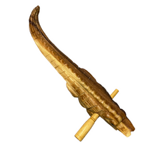 Load image into Gallery viewer, 11&quot; Wooden musical percussion instrument alligator