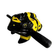 Load image into Gallery viewer, 1.5&quot; Extra Small Yellow Dart Frog Musical Frog Percussion Instrument