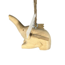 Load image into Gallery viewer, Wooden Flying Elephant ornament