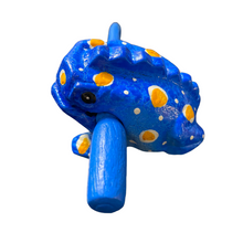 Load image into Gallery viewer, 1.5&quot; Wooden Musical Frog - Winter Design (Percussion Instrument)