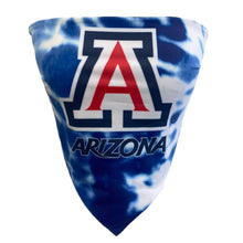 Load image into Gallery viewer, University of Arizona Tie Dye Bandana Top
