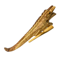 Load image into Gallery viewer, 11&quot; Wooden musical percussion instrument alligator