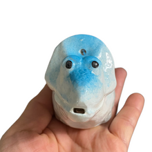 Load image into Gallery viewer, Ceramic Dinosaur Ocarina Blue