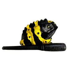 Load image into Gallery viewer, 1.5&quot; Extra Small Yellow Dart Frog Musical Frog Percussion Instrument