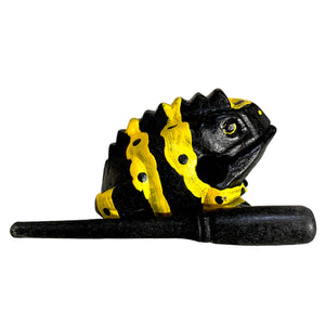 1.5" Extra Small Yellow Dart Frog Musical Frog Percussion Instrument