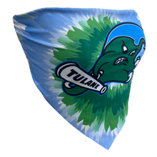 Load image into Gallery viewer, Tulane Tie Dye Bandana Top