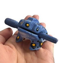 Load image into Gallery viewer, 1.5&quot; Wooden Musical Frog - Stone Design (Percussion Instrument)