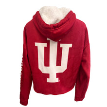 Load image into Gallery viewer, Indiana Hoosiers Crimson Varsity Furry Hoodie