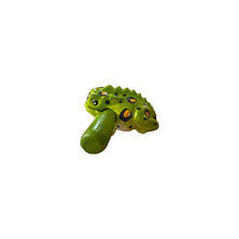 Load image into Gallery viewer, 1.5&quot; Wooden Musical Frog - Fern Design (Percussion Instrument)