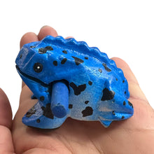 Load image into Gallery viewer, 1.5&quot; Wooden Musical Frog - Sky Design (Percussion Instrument)