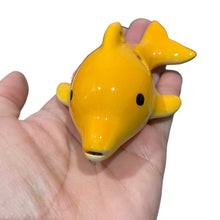 Load image into Gallery viewer, Happy Ceramic Dolphin Ocarina Orange
