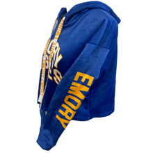Load image into Gallery viewer, Emory Varsity Furry Hoodie