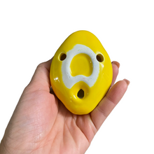 Load image into Gallery viewer, Ceramic Duck Ocarina Yellow