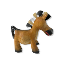 Load image into Gallery viewer, Small Wooden Farm Horse Decoration Figurine