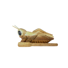 Load image into Gallery viewer, 4" Wooden Musical Grasshopper Percussion Instrument