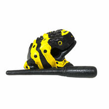 Load image into Gallery viewer, 1.5&quot; Extra Small Yellow Dart Frog Musical Frog Percussion Instrument