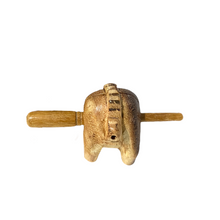 Load image into Gallery viewer, 3&quot; Wooden Cat Percussion Whistle Instrument