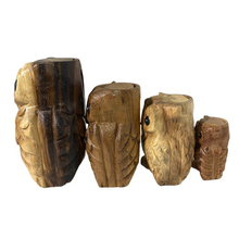 Load image into Gallery viewer, 4" Wooden Musical Whistle Owl Instrument