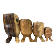 Load image into Gallery viewer, 4" Wooden Musical Whistle Owl Instrument