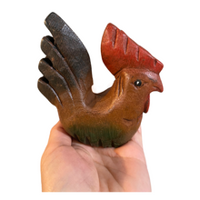 Load image into Gallery viewer, Painted Wooden Musical Whistle Rooster Instrument