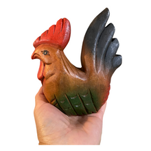 Load image into Gallery viewer, Painted Wooden Musical Whistle Rooster Instrument