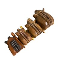 Load image into Gallery viewer, 3&quot; Wooden Musical Pig Percussion Instrument