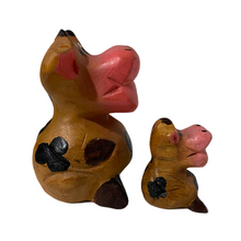 Load image into Gallery viewer, Painted Wooden Musical Whistle Cartoon Cow Percussion Instrument