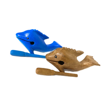 Load image into Gallery viewer, 4" Wooden Musical Whistle Dolphin Percussion Instrument