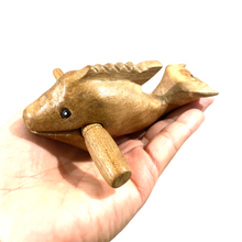 Load image into Gallery viewer, 4" Wooden Musical Whistle Dolphin Percussion Instrument