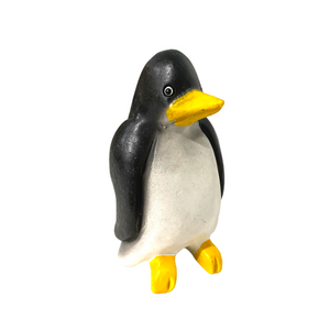 3" Painted Wooden Musical Whistle Penguin Instrument