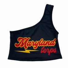 Load image into Gallery viewer, Maryland Terps Lightning One Shoulder Top