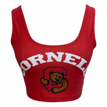 Load image into Gallery viewer, Cornell Red Crop Tank Top