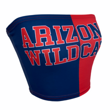 Load image into Gallery viewer, University of Arizona Two Tone Tube Top