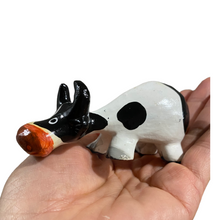 Load image into Gallery viewer, wooden-cow-shelf-figurine-decoration
