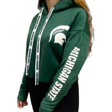 Load image into Gallery viewer, Michigan State Varsity Furry Hoodie