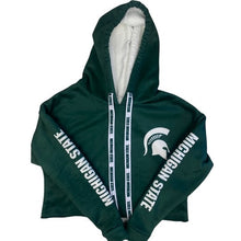 Load image into Gallery viewer, Michigan State Varsity Furry Hoodie