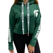 Load image into Gallery viewer, Michigan State Varsity Furry Hoodie