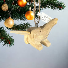 Load image into Gallery viewer, Wooden Flying Elephant ornament