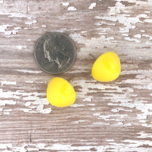 Load image into Gallery viewer, Yellow Gumdrop Stud Earring