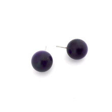 Load image into Gallery viewer, Purple Moonglow Jumbo Ball Stud Earrings