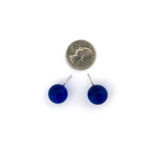 Load image into Gallery viewer, Capri Blue Transparent Jumbo Ball Stud Earrings
