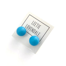 Load image into Gallery viewer, Turquoise Jumbo Ball Stud Earrings
