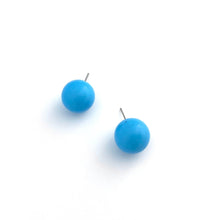 Load image into Gallery viewer, Turquoise Jumbo Ball Stud Earrings
