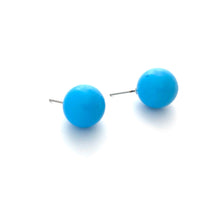 Load image into Gallery viewer, Turquoise Jumbo Ball Stud Earrings
