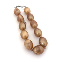 Load image into Gallery viewer, Copper Marbled Aura Glow Marco Necklace