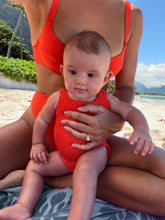 Load image into Gallery viewer, Coral Scrunch Kids One Piece
