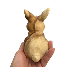Load image into Gallery viewer, Wooden Sitting Bunny Figurine Decoration